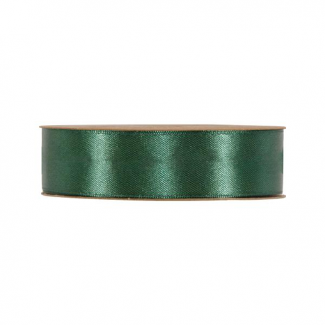 NASTRO DOPPIO RASO 25 mm x 50 mt - VERDE SMERALDO