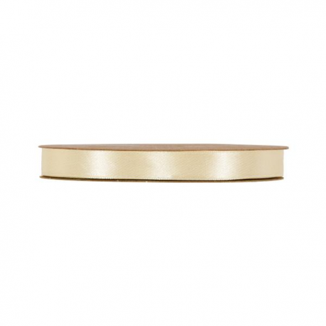 NASTRO DOPPIO RASO 6 mm x 50 mt - AVORIO