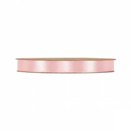 NASTRO DOPPIO RASO 6 mm x 50 mt - ROSA