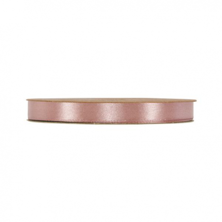 NASTRO DOPPIO RASO 6 mm x 50 mt - ROSA ANTICO