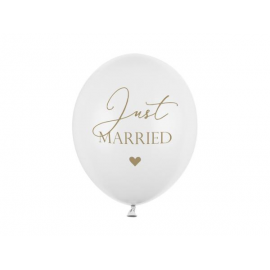 PALLONCINI JUST MARRIED - Pz.6 - ø cm.30 (neri)
