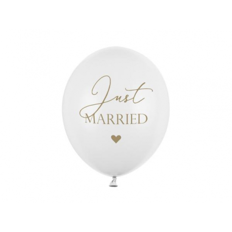 PALLONCINI JUST MARRIED - Pz.6 - ø cm.30 (neri)