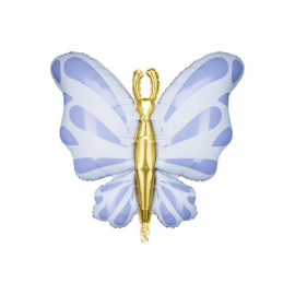 PALLONCINO MYLAR FARFALLA BLU - 69x69cm
