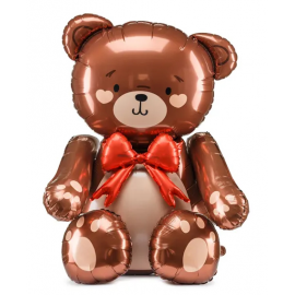 PALLONCINO MYLAR ORSETTO TEDDY BEAR - 59x88cm (gonfiabile solo ad aria)