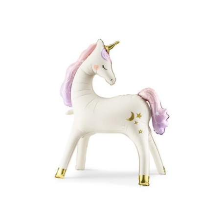 PALLONCINO MYLAR UNICORNO - 95x86cm \\"Standing Balloon\\"