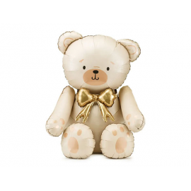 PALLONCINO MYLAR ORSETTO TEDDY BEAR CREAM - 75x84cm (gonfiabile solo ad aria)