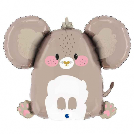 PALLONCINO \\"TOPO - TINY MOUSE\\" - FOIL SUPERSHAPE 88cm