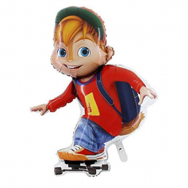 PALLONCINO ALVIN SUPERSTAR FOIL SUPERSHAPE 99cm