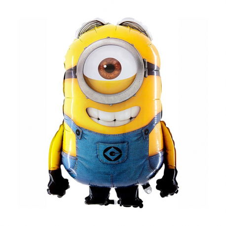PALLONCINO MINIONS STUART FOIL SUPERSHAPE 78cm
