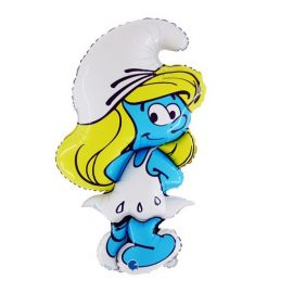 PALLONCINO PUFFI "PUFFETTA" FOIL SUPERSHAPE 81cm