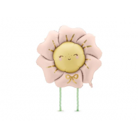 PALLONCINO MYLAR FIORE BALLERINO ROSA - 104x104cm