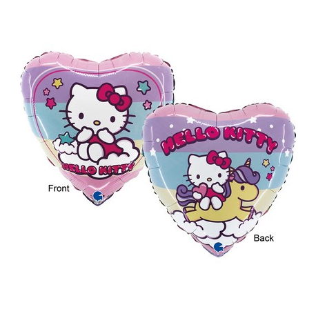 PALLONCINO HELLO KITTY RAINBOW FOIL STANDARD ø 45cm