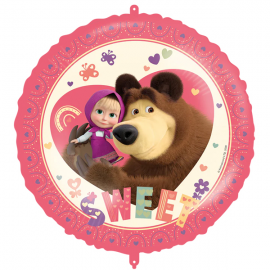 PALLONCINO MASHA E ORSO Sweet FOIL STANDARD ø 45cm