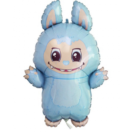 PALLONCINO LABUBU AZZURRO FOIL SUPERSHAPE 45x67cm