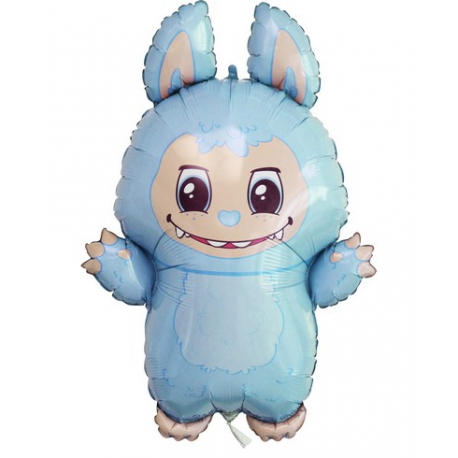 PALLONCINO LABUBU AZZURRO FOIL SUPERSHAPE 45x67cm