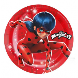 PIATTI MIRACULOUS - LADYBUG CM.18 PZ.8