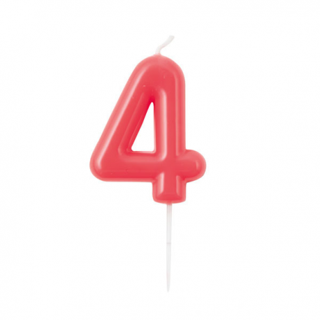 CANDELINA NUMERO 4 LAMPONE