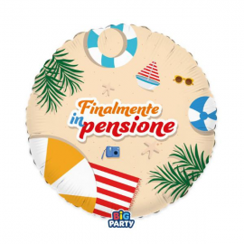 PALLONCINO MYLAR \\"PENSIONE\\" 45cm