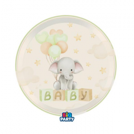 PIATTINI "BABY ELEPHANT" 18cm - 6 pezzi