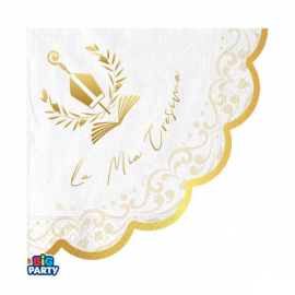 TOVAGLIOLI CRESIMA "ELEGANT" 33x33cm - 16 pezzi