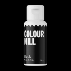 COLOUR MILL BLACK 20ml - Colorante alimentare a base olio (liposolubile)