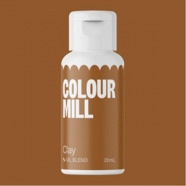 COLOUR MILL CLAY 20ml - Colorante alimentare a base olio (liposolubile)
