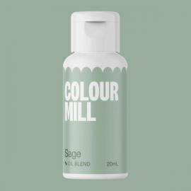 COLOUR MILL SAGE 20ml - Colorante alimentare a base olio (liposolubile)
