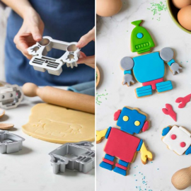 SET 4 TAGLIAPASTA MAXI ROBOT IN PLASTICA
