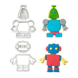 SET 4 TAGLIAPASTA MAXI ROBOT IN PLASTICA