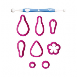 KIT TAGLIAPASTA PRIMAVERA - Set 8 tagliapasta + 1 strumento decorazione