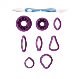 KIT TAGLIAPASTA AUTUNNO - Set 8 tagliapasta + 1 strumento decorazione