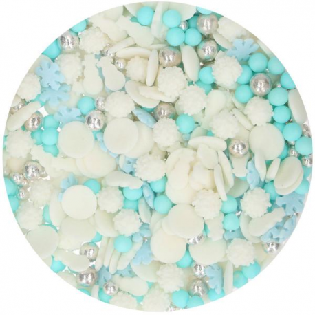 DECORAZIONI DI ZUCCHERO FUNCAKES SPRINKLE MEDLEY - FROZEN - 50G