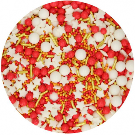 DECORAZIONI DI ZUCCHERO FUNCAKES SPRINKLE MEDLEY - JOLLY - 65G