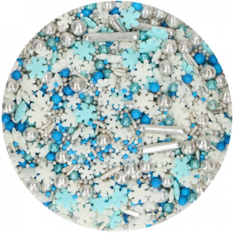 DECORAZIONI DI ZUCCHERO FUNCAKES SPRINKLE MEDLEY -FROSTY- 65G