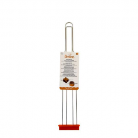 SPILLONE INOX 4 PUNTE PER PANETTONE E COLOMBA 50cm