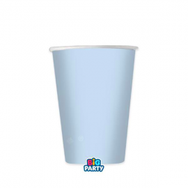 BICCHIERI WAVY AZZURRI 250cc - 6 pezzi