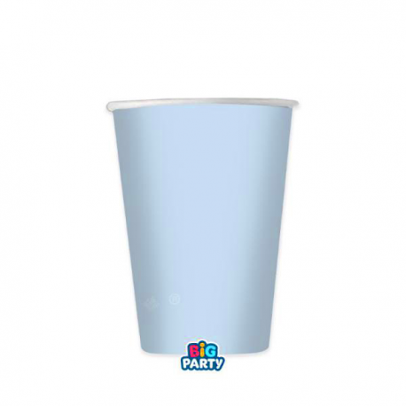 BICCHIERI WAVY AZZURRI 250cc - 6 pezzi