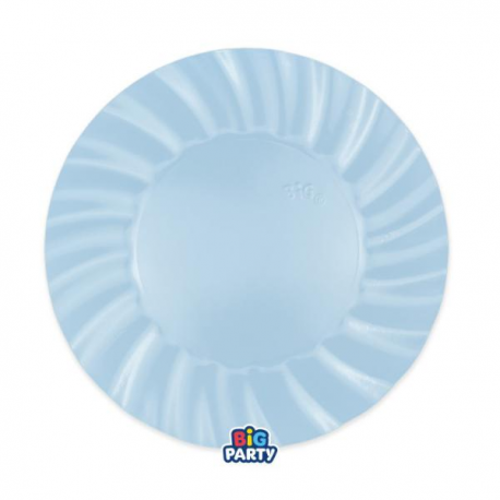PIATTI WAVY AZZURRI 25cm - 6 pezzi