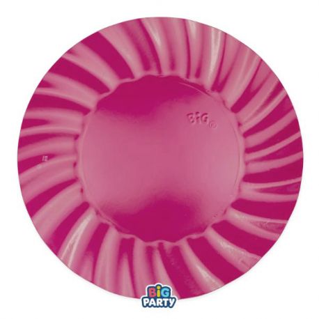 PIATTI WAVY FUCSIA 30cm - 6 pezzi