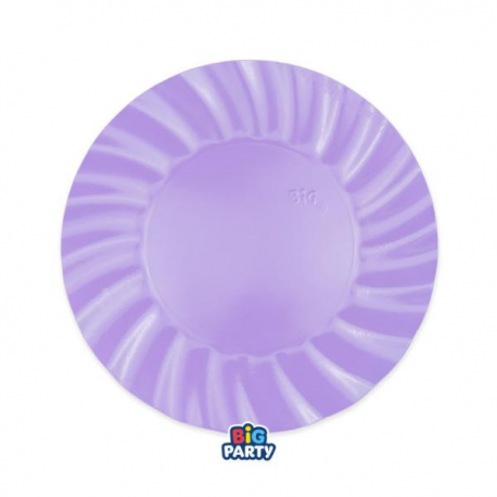 PIATTI WAVY LILLA 20cm - 6 pezzi