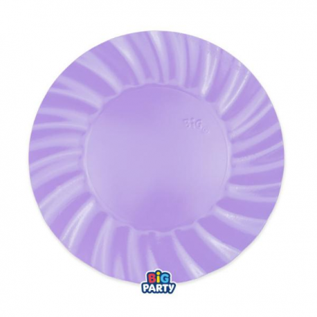 PIATTI WAVY LILLA 25cm - 6 pezzi