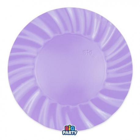 PIATTI WAVY LILLA 30cm - 6 pezzi