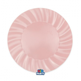 PIATTI WAVY ROSA 25cm - 6 pezzi