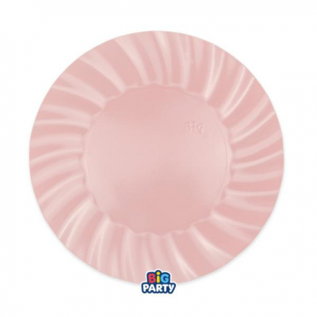 PIATTI WAVY ROSA 25cm - 6 pezzi