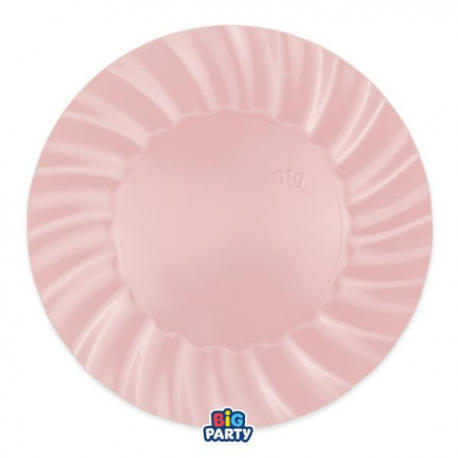 PIATTI WAVY ROSA 30cm - 6 pezzi