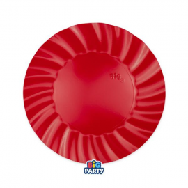 PIATTI WAVY ROSSI 20cm - 6 pezzi