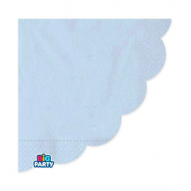 TOVAGLIOLI WAVY AZZURRI 33x33 - 16 pezzi