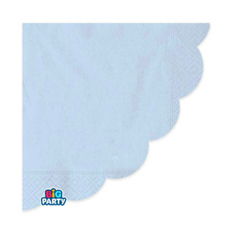 TOVAGLIOLI WAVY AZZURRI 33x33 - 16 pezzi