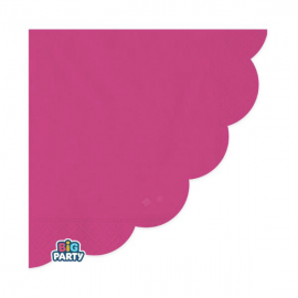 TOVAGLIOLI WAVY FUCSIA 33x33 - 16 pezzi