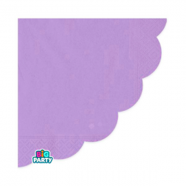 TOVAGLIOLI WAVY LILLA 33x33 - 16 pezzi